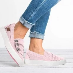 Mollyshoe Women Casual Button Comfy Sneakers