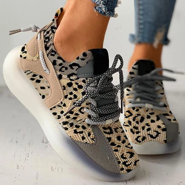 Mollyshoe Women All Season Colorblock Lace-Up Breathable Knit Casual Sneakers 7 Mollyshoe Women All Season Colorblock Lace-Up Breathable Knit Casual Sneakers