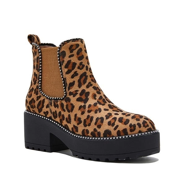 Mollyshoe Women Casual Snakeskin Platform Slip On Boots 15 Mollyshoe Women Casual Snakeskin Platform Slip On Boots