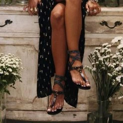 Mollyshoe Ankle Strap Flat Heel Strappy Comfortable Sandals Weekly Best Seller