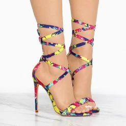 Weekly Best Seller Mollyshoe Lace-Up Closure Single Sole Heels