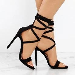 Weekly Best Seller Mollyshoe Lace-Up Closure Single Sole Heels