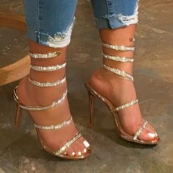 Mollyshoe Lightly Padded Insole Spiral Heels