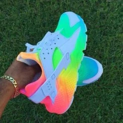 Mollyshoe Lace-Up Low Heel Women Sneakers