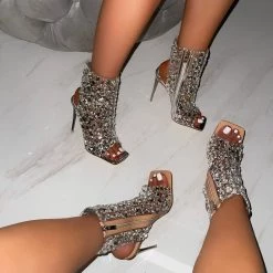 Mollyshoe Clear Gem Embellished Square Toe Heels Weekly Best Seller 9 Mollyshoe Clear Gem Embellished Square Toe Heels Weekly Best Seller