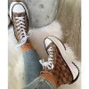 Mollyshoe Lace Up Chunky High Top Sneakers