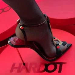 Mollyshoe Stylish Pointed Toe Chain Adjustable Buckle Thin Heels 13 Mollyshoe Stylish Pointed Toe Chain Adjustable Buckle Thin Heels