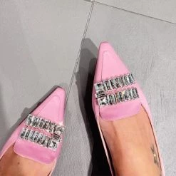 Mollyshoe Pointed Toe Buckle Low Heeled Slingbacks 19 Mollyshoe Pointed Toe Buckle Low Heeled Slingbacks