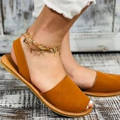 Mollyshoe Peep Toe Solod Color Slip-On Flat Sandals