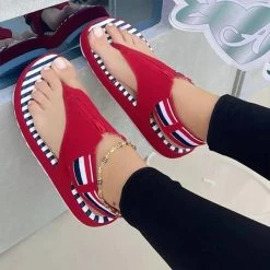 Mollyshoe Women's Casual Daily Comfy Zipper Flat Sandals