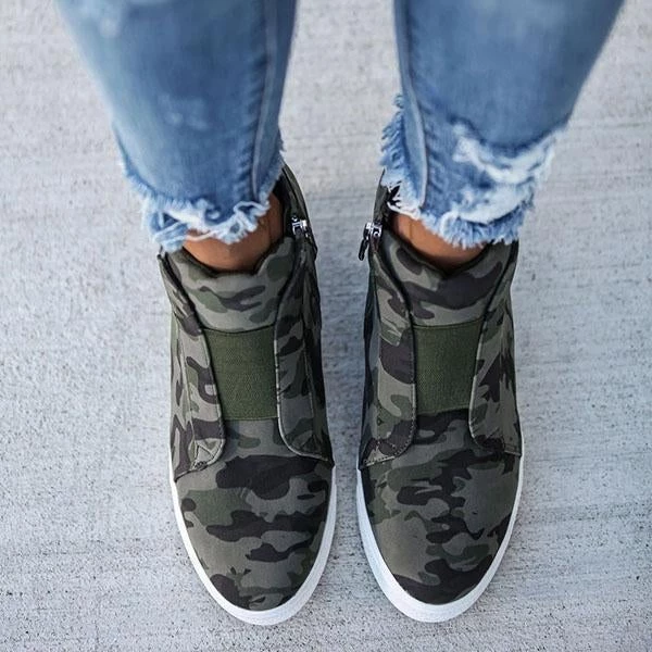 Mollyshoe Extra Mile Wedge Sneakers 7 Mollyshoe Extra Mile Wedge Sneakers