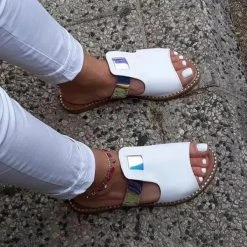 Mollyshoe Casual Mixed Color Flat Slippers Weekly Best Seller