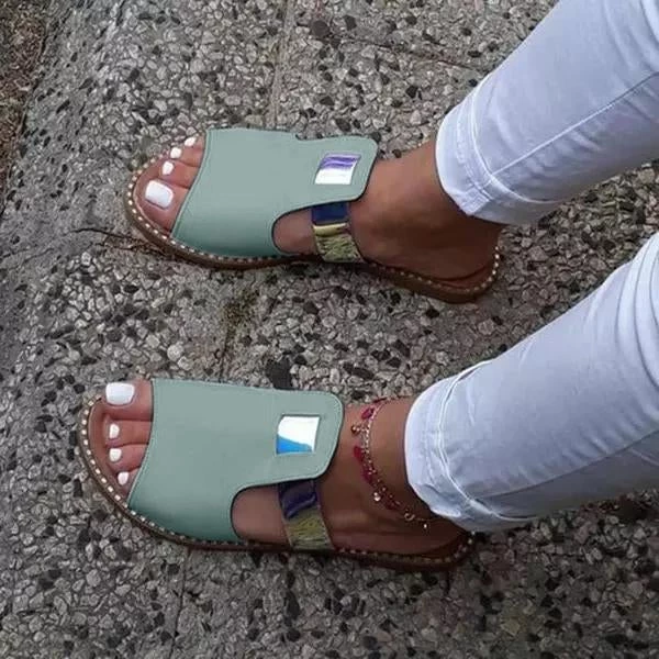 Mollyshoe Casual Mixed Color Flat Slippers Weekly Best Seller 7 Mollyshoe Casual Mixed Color Flat Slippers Weekly Best Seller