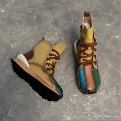 Mollyshoe Women's Patchwork Athletic Boots 9 Mollyshoe Women's Patchwork Athletic Boots