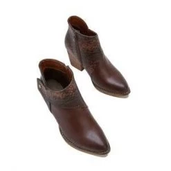 Mollyshoe Women's Thick Heel Pointed Western Cowboy Boots