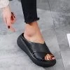 Mollyshoe Platform Open Toe Comfy Slippers Casual Slide Sandals