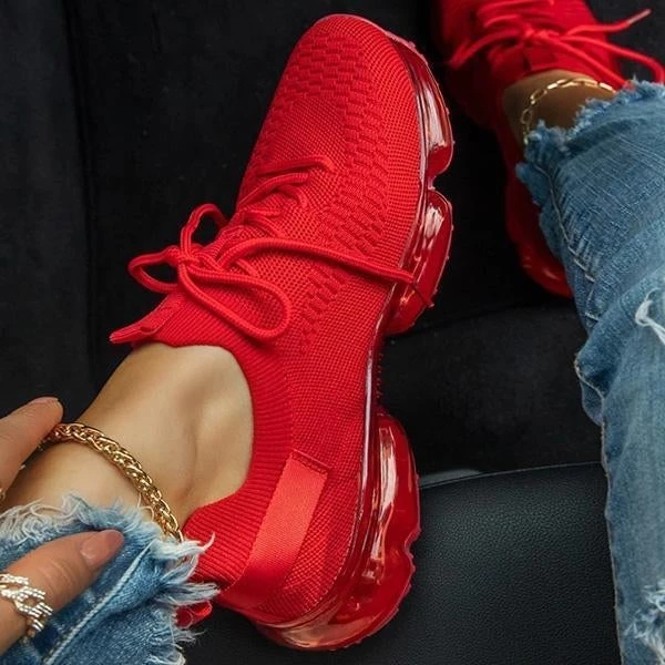 Mollyshoe Women's Colorful Air Cushion Sneakers 9 Mollyshoe Women's Colorful Air Cushion Sneakers